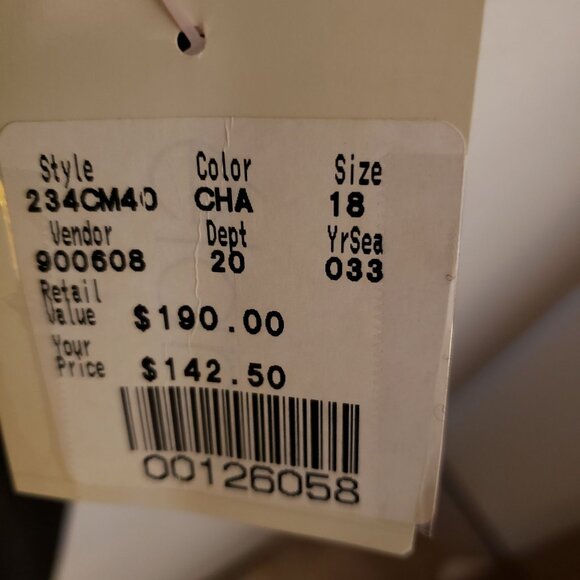 Elana 100% Wool Grey Fully Lined LIghtweight Sleeveless Top Size 18 NWT - Picture 8 of 9